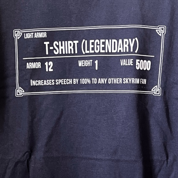 Legendary Item T-Shirt Men's T-Shirt Blue XX-Large NWOT - Picture 6 of 8